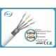 26AWG Stranded Category 7 Cable , Grey White Category 7 Ethernet Cable