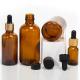 Small 30ml Amber Glass Dropper Bottles With Measured Pipette