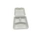 9 Inch 3 Compartment  Biodegradable Takeout Food Containers