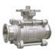 Three-Piece High Platform Female Ball Valve Initial Payment with Thread Connection