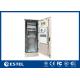 Single Wall Stainless Steel 38U Outdoor Telecom Enclosure 750x700x2000 With DC Air Conditioner