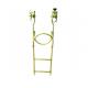 Hanging Rope Ladder Inspection Trolleys For Hanging Insulation Flexible Rope