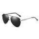 Fashion Polarized UV400 Mens Pilot Sunglasses With Metal Hinge 146MM