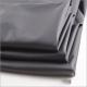 Rusha Textile Hot Sale Solid Dyed Knit Black FDY Stretch Poly Coated Fabric