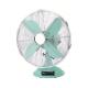 SAA 12 Inch Retro Table Fan Solid Metal Blade Round Base For Malaysia