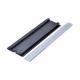 Large flat Aluminium Heat Sink Profiles Black ODM Practical T3-T8 Temper