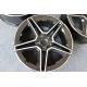 Black Shiny 9J 20 Inch Double Five Spoke Wheels Alloy Rims For Mercedes Benz