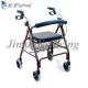 High Strength Medical Rehabilitation Equipment Aluminum Rollator Walker For Elderly