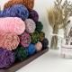 Big Crochet Chenille Yarn 100% Velvet Polyester Yarn Dyed Chunky