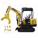 hydraulic pump excavator 1.8 ton Electric Digger China Mini Excavator With Digger Excavator Machines For Sale