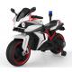 One-touch start 12V Electric Ride On Car Kids Police Motorcycle Toys with Police Lights