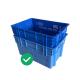 60x40 Warehouse Plastic Crates Seafood Dynamic Load 50Kg Stackable