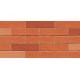 Mixed Red Color Flexible Wall Tiles / Brick Effect Wall Tiles Heat Insulation