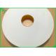 32mm 44mm Slitted Width 28gsm White Wrapped Paper Roll For Straw Packing