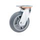Screw Rod Universal Medium Type Iron Core Caster with 75mm/100mm/125mm Plastic Wheel
