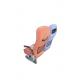 Soft Ventilated Leather Covering Luxury Coach Seats Aluminum Alloy Foot