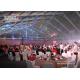 1000 Seater Aluminum Transparent Roof Wedding Marquee Tent With White Color Decoration For Sale