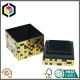 Gold Color Print Luxury Gift Box; Glossy UV Logo Gift Paper Box