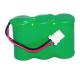 NiMH C 3.6V 5Ah Battery Pack with Green PVC Sleeve and Connector