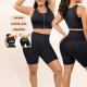 HEXIN Slimming Latex High Waist Women Shorts with QUICK DRY 2022 Waist Trainer Vest