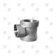 Stainless steel forged high-pressure Tee pipe fittings, Socket Tee elbow