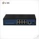 OEM IEEE802.3af 8 Port PoE Ethernet Switch For Fiber Optic Networking Solutions