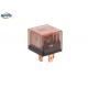Transparent Coffee Cover 4 Pins 40 Amp 12V With Led , Double Contact High Power Relay