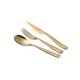 Dishwasher Safe LFGB 304 Gold Stainless Steel Silverware Forks