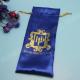 Soft Blue Drawstring Pouch , Satin Pouches For Jewelry / Soap / Herbs / Buttons