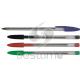 Fashionable and special retractable red, blue, green Plastic Ball Pen MT2114