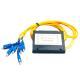 Low PDL SC UPC Fiber Cable Splitter FTTX 2X4 High Reliability