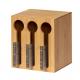3-6L Bamboo Organizer Boxes Wood Western Restaurant Knife And Fork Cutlery Organization