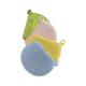 Natural Body Scrubber Colored Loofah Soap Pouch Without Wasting Small Leftover