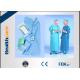 SMMMS / SMMS Disposable Surgical Gowns Medical Scrubs Acid Proof Free Samples