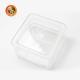 Transparent Square Plastic Food Containers PET Plastic Box ODM