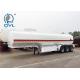 Volume 60m3 , 3 Axles Fly Ash Tank Semi Trailer Trucks With ABS , Rated Loading 33000kgs