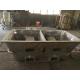 1200lb 1500lb Aluminum Ingot Mold Skim Pan Long Life