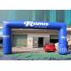 Full digital printing outdoor blue Roma advertising inflatable arch for promotion activities