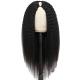 Wigs Length Long V Part Glueless Afro Kinky Straight Human Hair Wig 250% Density