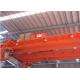 550T A5 Double Girder Overhead Crane 28m With Cab Control Hook