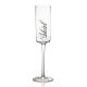 LFGB Personalized 225ml Machine Pressed Champagne Flutes Glass