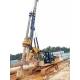 TYSIM KR90C Hydraulic Piling Rig Foundation Rotary Drilling Equipment 72 M / Min Main Winch Line Speed Piling Machine