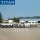 China 3 axle 20/40ft interlink container terminal trailer for sale