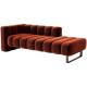 Custom Velvet Recliner Sofa Hotel Rooms Furniture Luxurious And Cosy