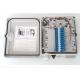 Wall Mounted Fiber Optic Termination Box , ABS Housing Fiber Optic Junction Box With Extend Capacity