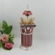 Shinny Gifts Retro European High-End Peacock Hand Pressure Automatic Toothpick Holder&box