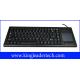 IP65 Rated Industrial Computer Plastic Keyboard With Function Keys And Touchpad