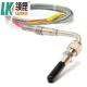 2m Pt100 Exhaust Gas Temperature Probe K N Type Sensor 0.5mm 99.6 MgO