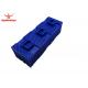 Auto Cutter Bristle Block 49442 Blue Poly Material 150 * 60 * 60mm For Kuris ZAT3 Cutter