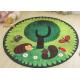 Personalized Round Bedroom Rugs , Colorful Round Rugs For Dining Room